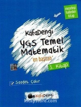 YGS Kafa Dengi Temel Matematik En Baştan Soru Bankası 3. Kitap