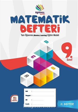 9. Sınıf Matematik Defteri 2