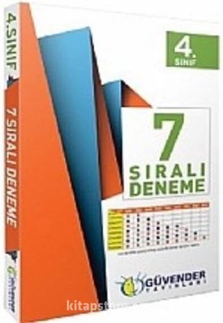 4. Sınıf Sıralı 7 Deneme Seti