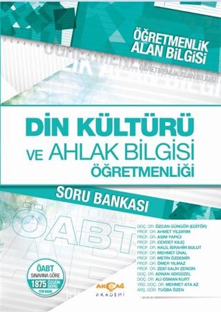 Din Kültürü ve Ahlak Bilgisi Öğretmenliği Soru Bankası