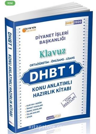 2020 DHBT 1 Tüm Adaylar için Konu Anlatımlı Soru Bankası