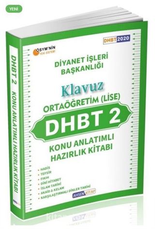 2020 Dhbt 2 Klavuz Ortaöğretim (Lise) Konu Anlatımlı Hazırlık Kitabı