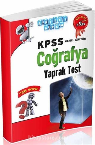 KPSS Genel Kültür Coğrafya Yaprak Test