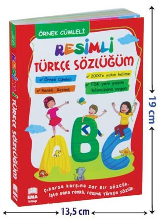 Renkli Resimli Türkçe Sözlüğüm TDK Uyumlu (Örnek Cümleli)