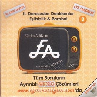 10.Sınıf Destek 2. Dereceden Denklemler Eşitsizlik-Parabol