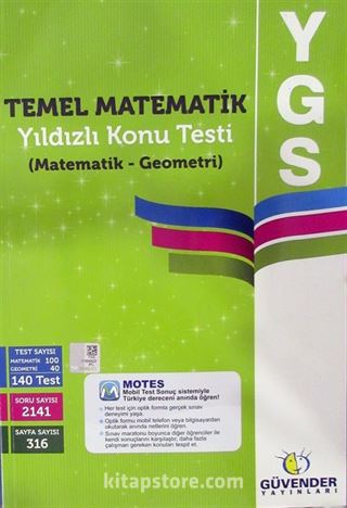 YGS Temel Matematik Yıldızlı Konu Testi (Matematik-Geometri)