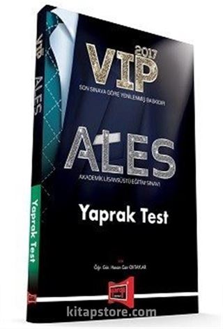 2017 ALES Vıp Yaprak Test