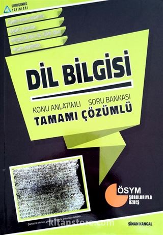 YGS-LYS Dil Bilgisi Konu Özetli Tamamı Çözümlü Soru Bankası