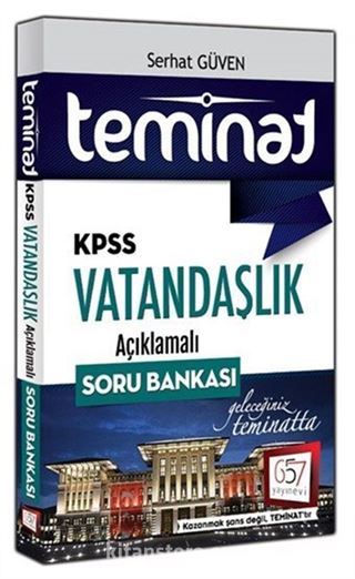 2017 KPSS Teminat Vatandaşlık Açıklamalı Soru Bankası