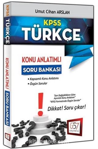 2017 KPSS Türkçe Açıklamalı Soru Bankası