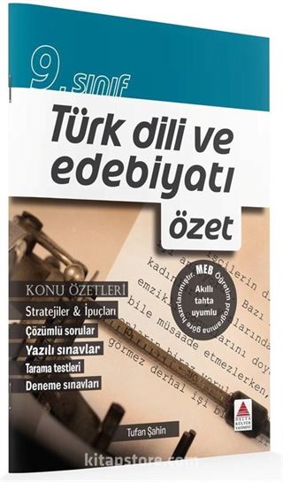 9. Sınıf Türk Dili ve Edebiyatı Özet