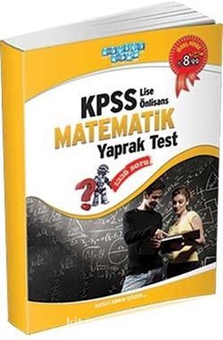 KPSS Lise Önlisans Matematik Yaprak Test