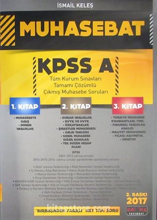 2017 KPSS A Muhasebat (3 Kitap)