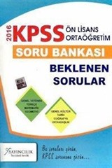 2016 KPSS Ortaöğretim Ön Lisans Genel Yetenek Genel Kültür Beklenen Sorular