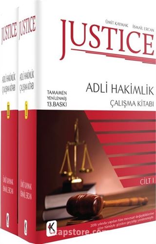 JUSTICE Adli Hakimlik Çalışma Kitabı (2 Cilt)