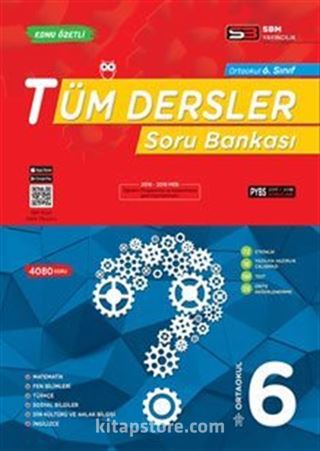 İlkokul 6. Sınıf Tüm Dersler Soru Bankası