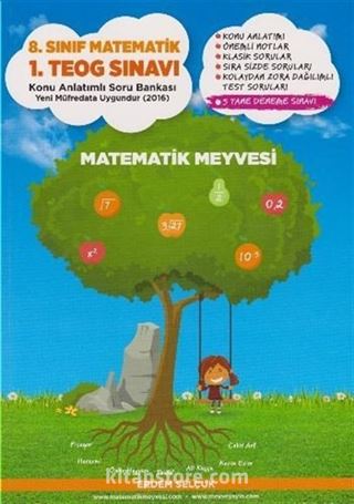 8. Sınıf Matematik 1. TEOG Sınavı Konu Anlatımlı Soru Bankası