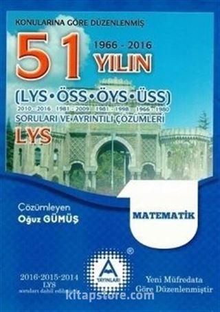 LYS Matematik 51 Yılın Çıkmış Soruları