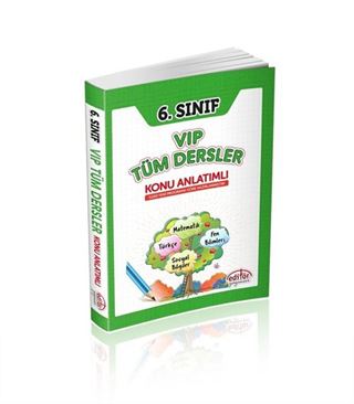 6. Sınıf VIP Tüm Dersler Konu Anlatımlı