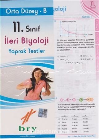 11. Sınıf İleri Biyoloji Yaprak Testler - Orta Düzey B