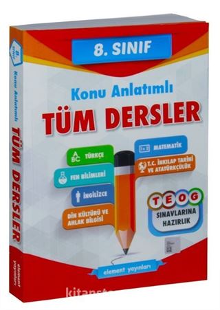 8. Sınıf TEOG Sınavlarına Hazırlık Tüm Dersler Konu Anlatımlı