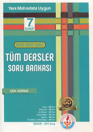 7. Sınıf Adım Adım Işıklı Tüm Dersler Soru Bankası