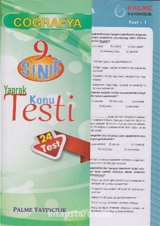 9. Sınıf Coğrafya Yaprak Konu Testi (24 Test)