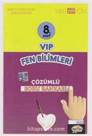 8. Sınıf VIP Fen Bilimleri Çözümlü Soru Bankası