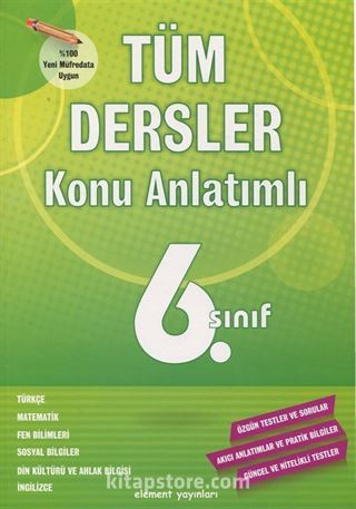 6. Sınıf Konu Anlatımlı Tüm Dersler