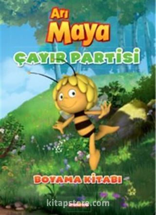 Arı Maya Çayır Partisi Boyama Kitabı