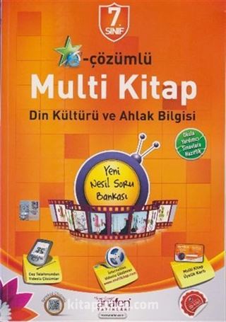 7. Sınıf E Çözümlü Multi Kitap Din Kültürü ve Ahlak Bilgisi