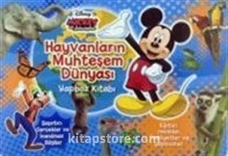 Disney Mickey ve Arkadaşları Hayvanların Muhteşem Dünyası Yapboz Kitabı