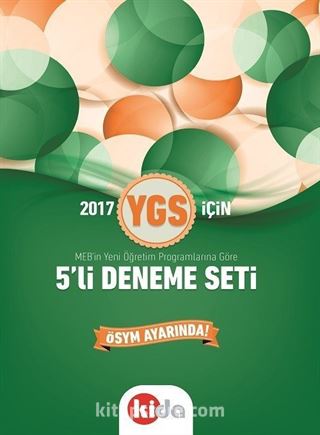 2017 YGS İçin 5'li Deneme Seti