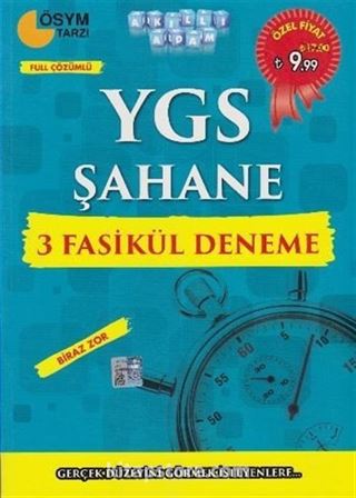 YGS Şahane 3 Fasikül Deneme