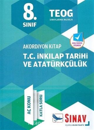 8. Sınıf Akordiyon Serisi T.C İnkılap Tarihi ve Atatürkçülük Aç Konu Katla Soru