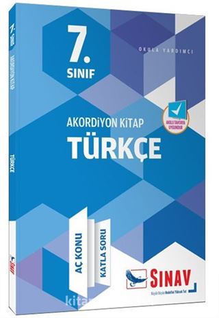 7. Sınıf Türkçe Akordiyon Serisi Aç Konu Katla Soru