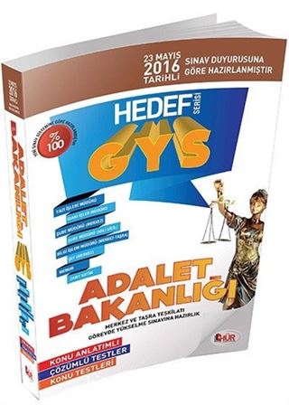 GYS Adalet Bakanlığı Konu Anlatımlı Çözümlü Testler