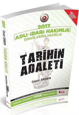 2017 Adli-İdari Hakimlik Sınavlarına Hazırlık Tarihin Adaleti