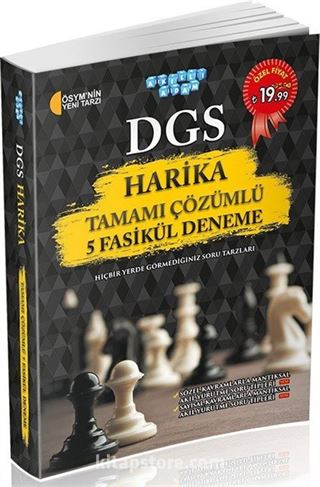 DGS Harika Tamamı Çözümlü 5 Fasikül Deneme