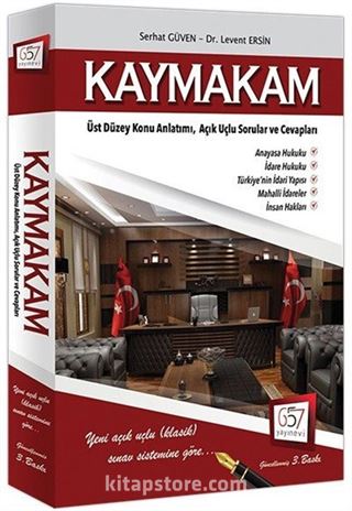 2017 Kaymakamlık Konu Anlatımlı Hazırlık Kitabı