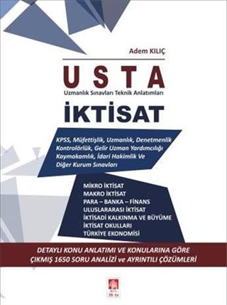 Usta İktisat Uzmanlık Sınavları Teknik Anlatımları