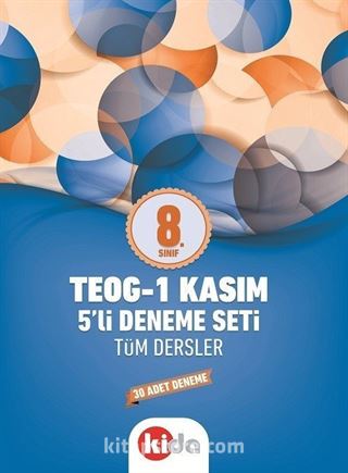 8. Sınıf TEOG 1 5'li Deneme Seti Tüm Dersler