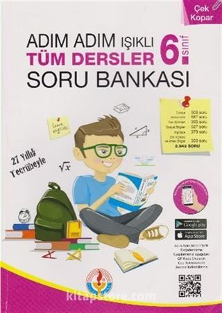 6. Sınıf Adım Adım Tüm Dersler Soru Bankası