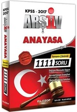 2017 KPSS Arşiv Anayasa Tamamı Çözümlü 1111 Soru