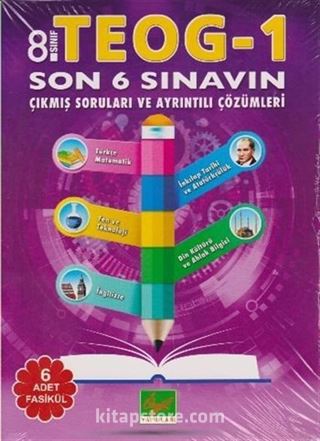 8. Sınıf TEOG 1 Son 6 Sınavın Çıkmış Soruları ve Ayrıntılı Çözümleri