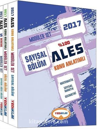 2017 %100 Ales Konu Anlatımlı Modüler Set