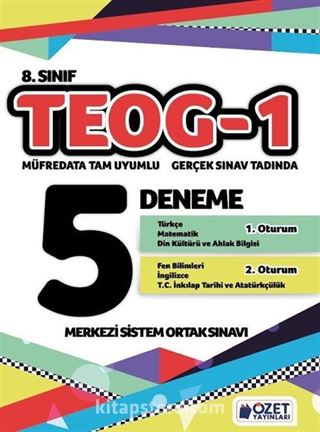 8. Sınıf TEOG 1 5 Deneme