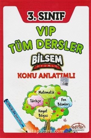 3. Sınıf Vip Tüm Dersler Bilsem Konu Anlatımlı