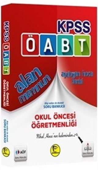 2017 KPSS ÖABT Alan Memnun Okul Öncesi Öğretmenliği Bilgi Notları ile Destekli Soru Bankası