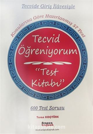 Tecvid Öğreniyorum Test Kitabı